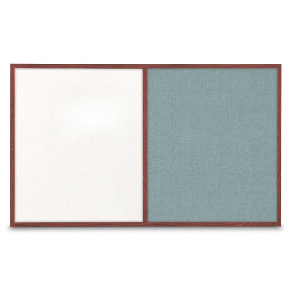Enclosed Corkboard, 3 Door, 96"x48", 4" Fra